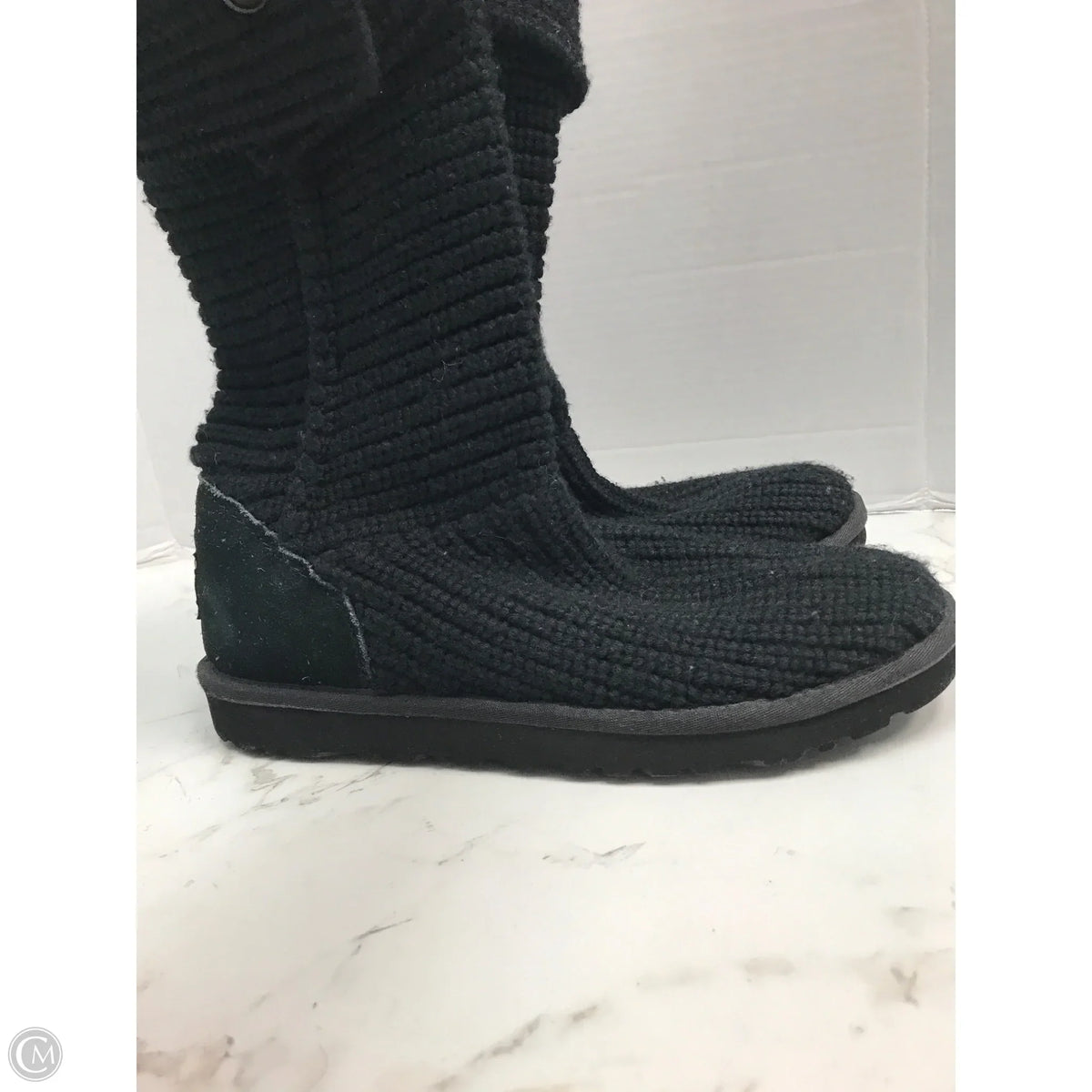 Boots Designer By Ugg In Black, Size: 9