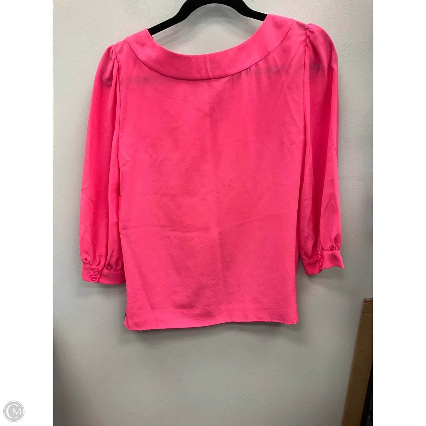 Top Long Sleeve Designer By Kate Spade In Pink, Size: S