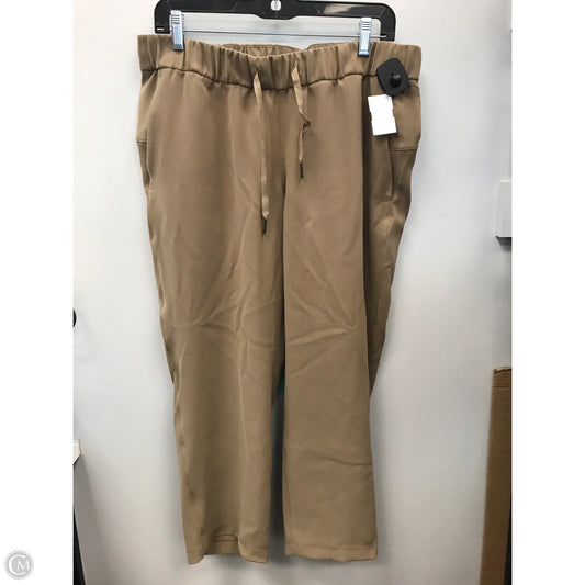 Athletic Pants By Lululemon In Tan, Size: 12