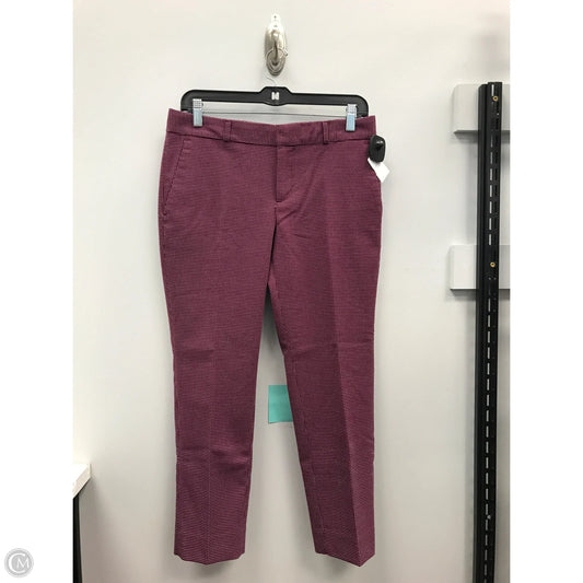 Pants Dress By Banana Republic In Purple & White, Size: 4p