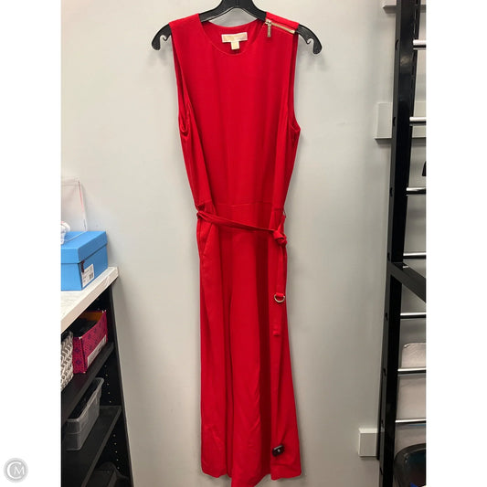 Jumpsuit By Michael By Michael Kors In Red, Size: 10