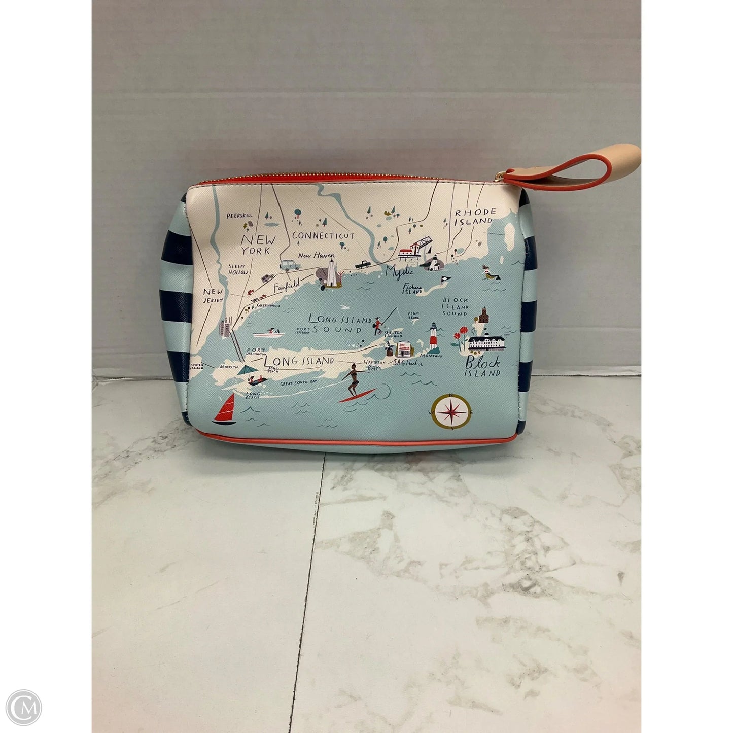 Makeup Bag By Spartina, Size: Large