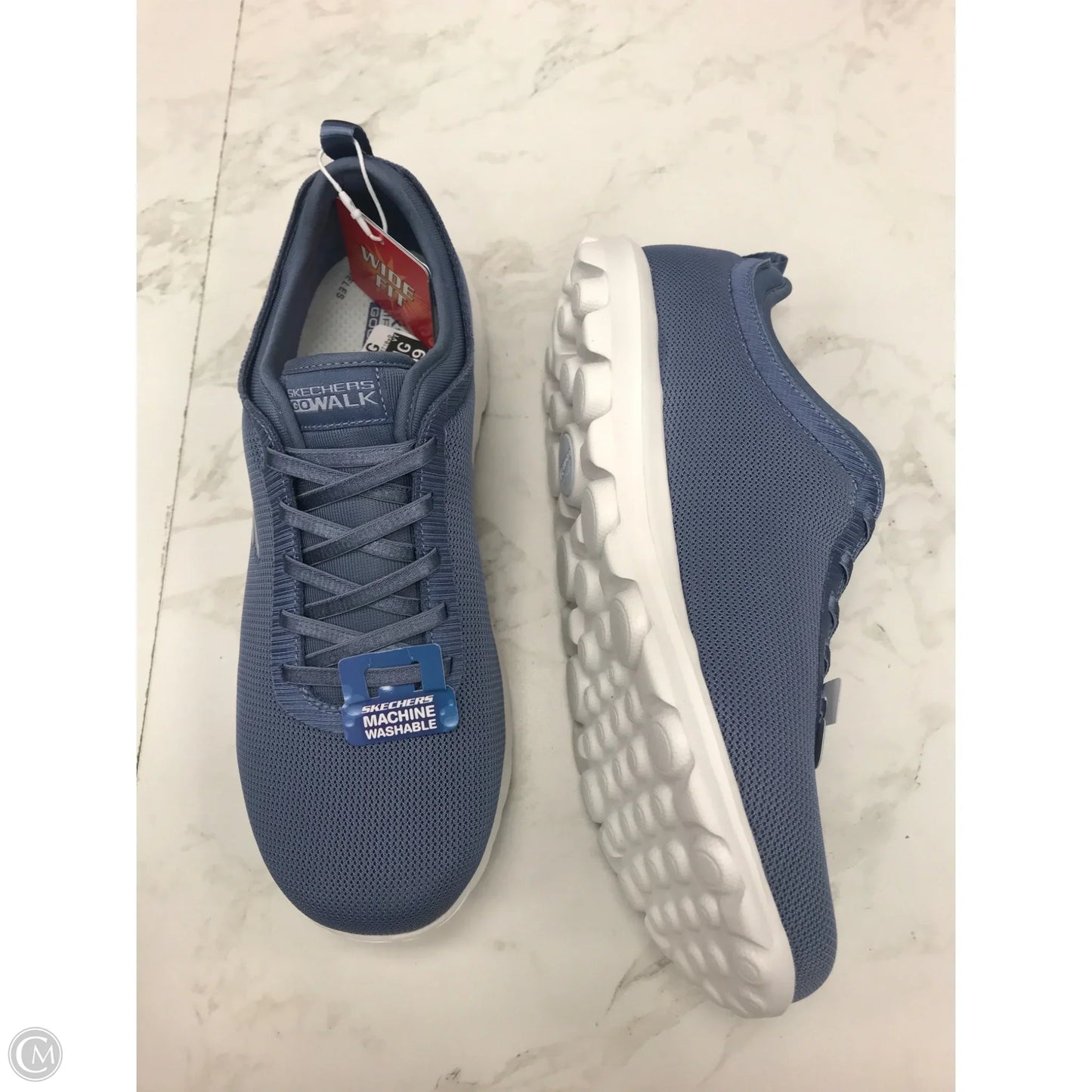 Shoes Athletic By Skechers In Blue, Size: 10