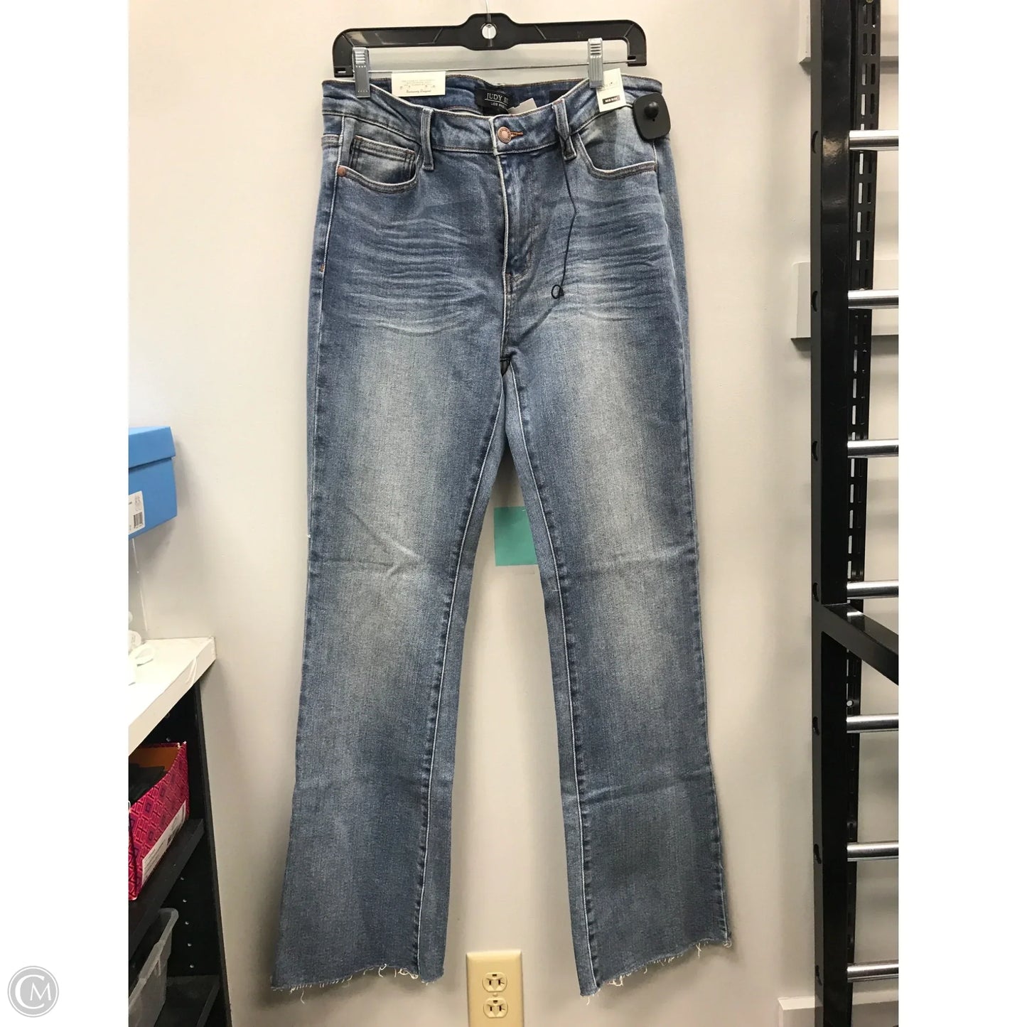 Jeans Boot Cut By Judy Blue In Blue Denim, Size: 12