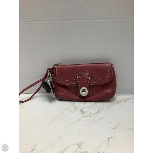 Wristlet Designer By Coach, Size: Large
