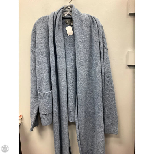 Sweater Cardigan By Anthropologie In Blue, Size: Osfm
