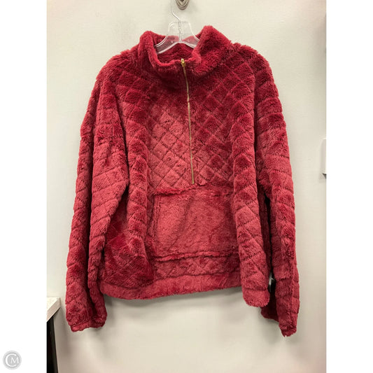 Sweatshirt Collar By No Boundaries In Red, Size: Xl