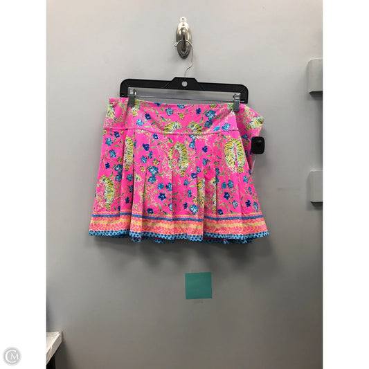 Skort Designer By Lilly Pulitzer In Multi-colored, Size: Xl