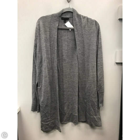 Sweater Cardigan By Banana Republic In Grey, Size: M
