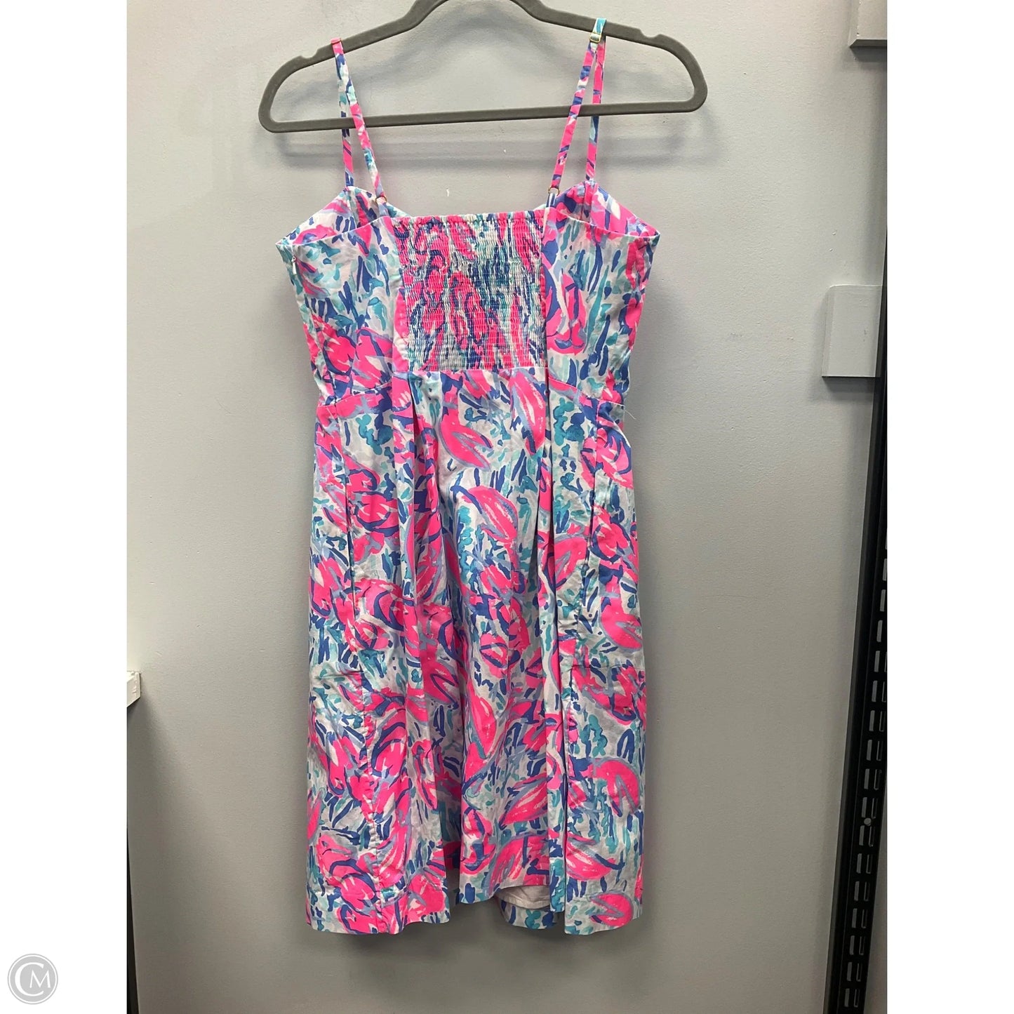 Dress Designer By Lilly Pulitzer In Blue & Pink, Size: 8
