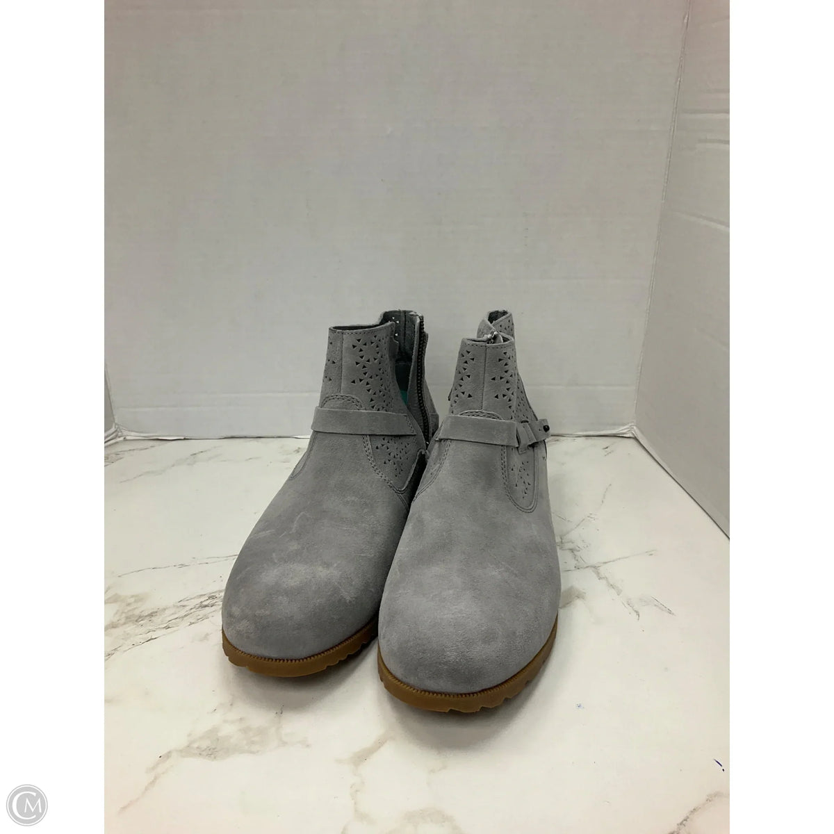 Boots Ankle Flats By Teva In Grey, Size: 11
