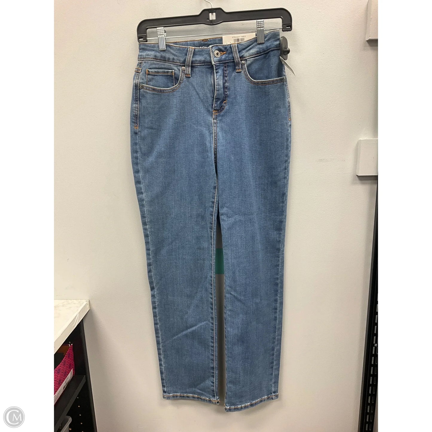 Jeans Straight By Style And Company In Blue Denim, Size: 2p