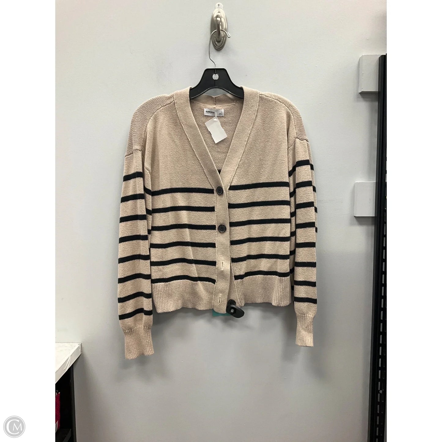 Sweater By Sonoma In Striped Pattern, Size: L