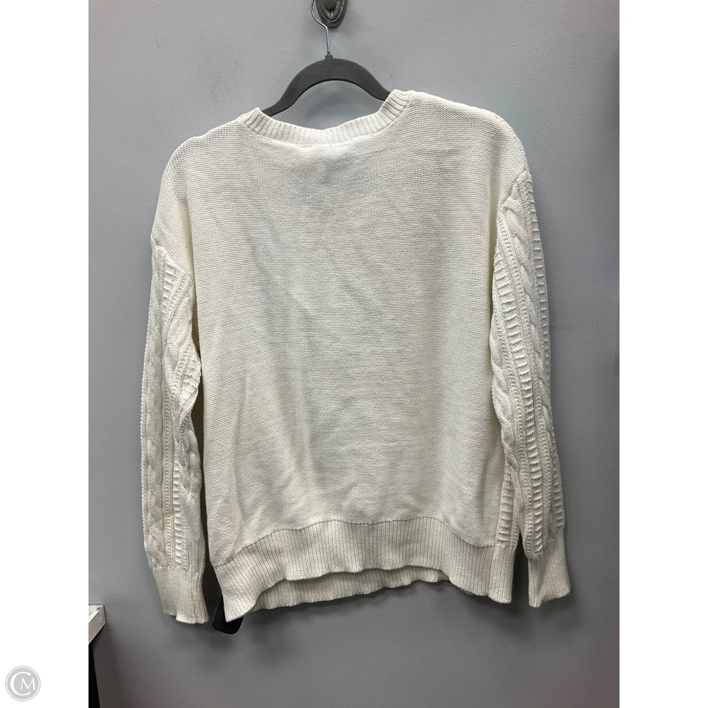 Sweater By Time And Tru In Cream, Size: M
