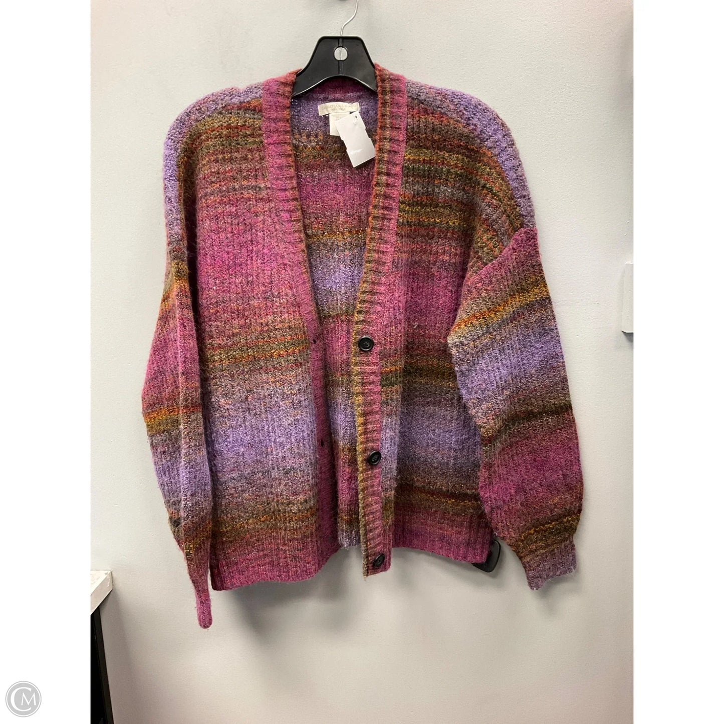 Sweater Cardigan By Christian Siriano In Purple, Size: S