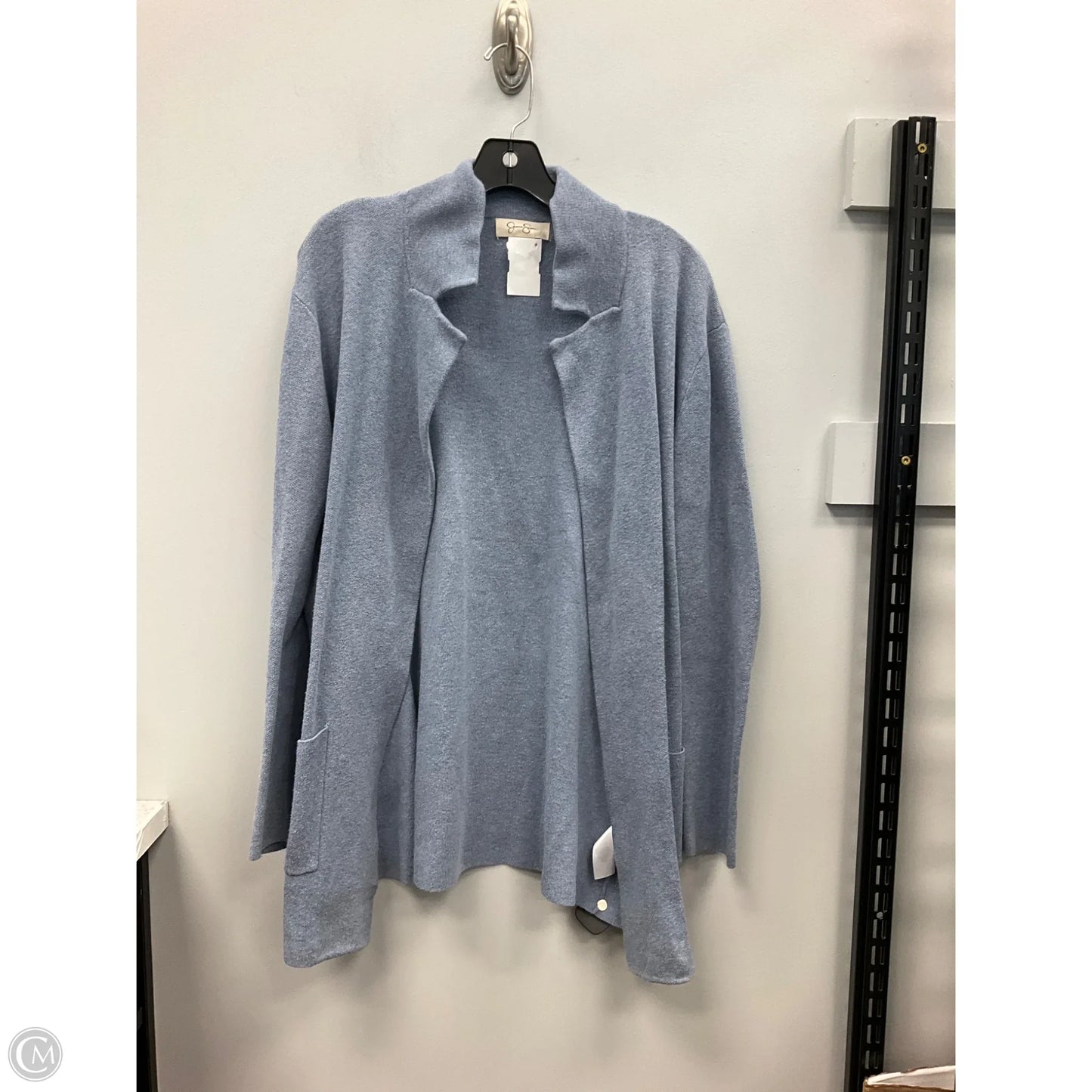 Sweater Cardigan By Jessica Simpson In Blue, Size: M