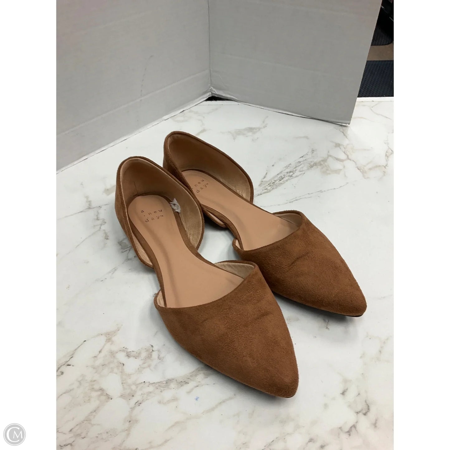 Shoes Flats By A New Day In Brown, Size: 8
