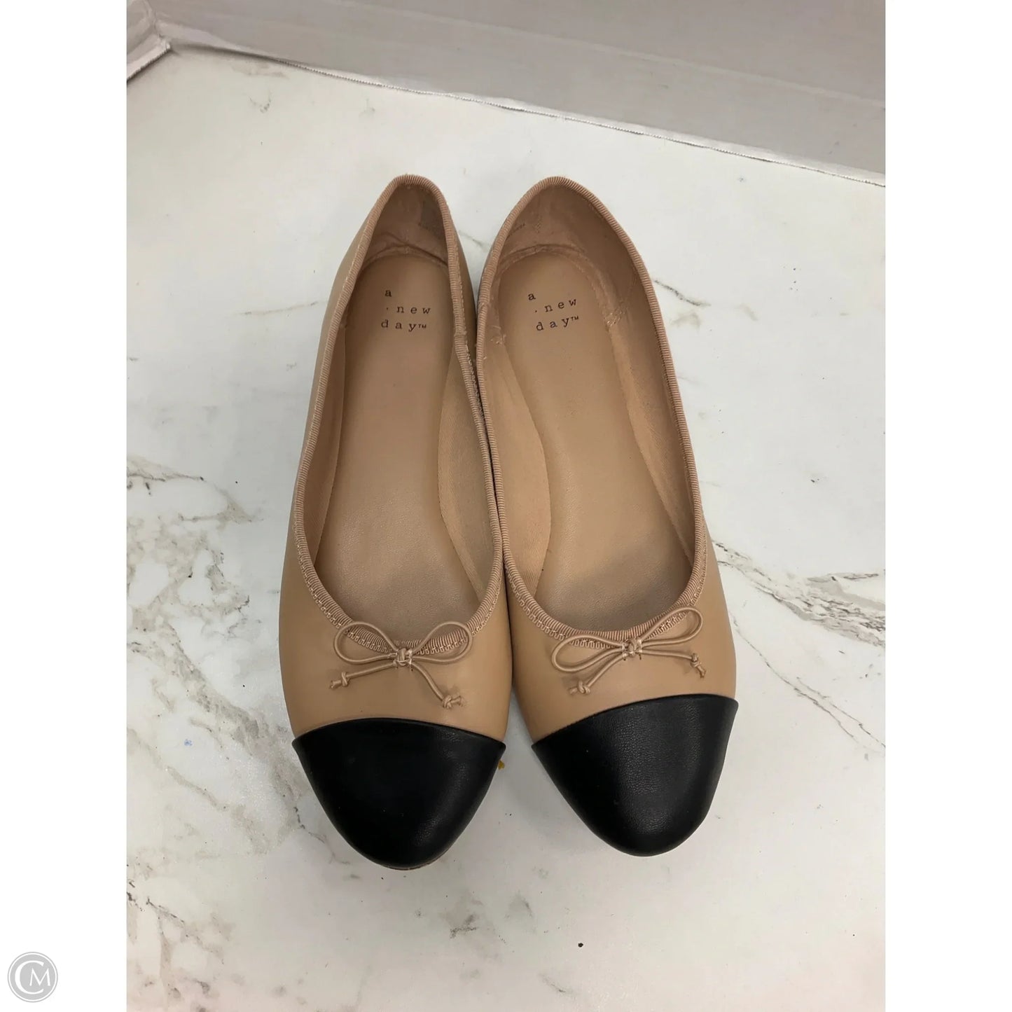 Shoes Flats By A New Day In Black & Tan, Size: 8