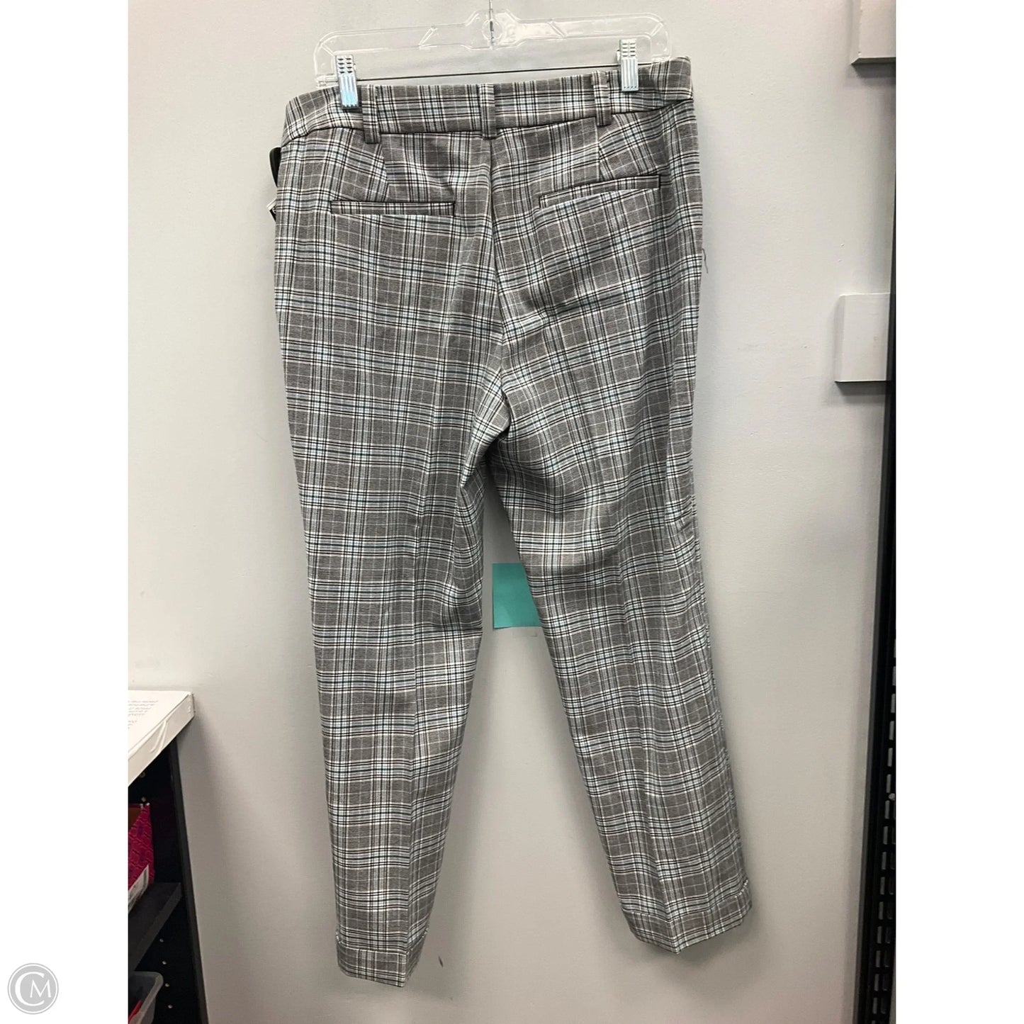 Pants Dress By Loft In Plaid Pattern, Size: 10