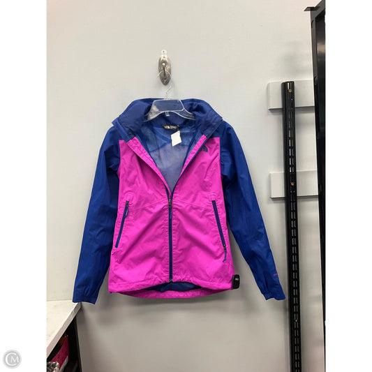 Coat Raincoat By The North Face In Blue & Pink, Size: Xs
