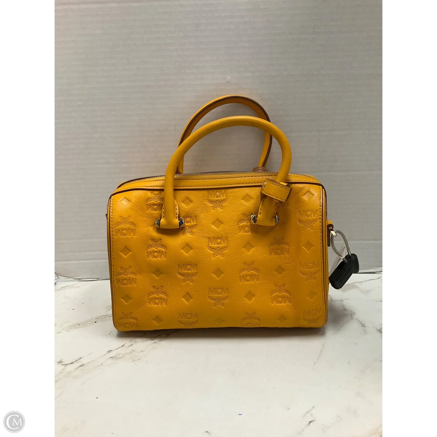 Handbag Luxury Designer By Mcm, Size: Small