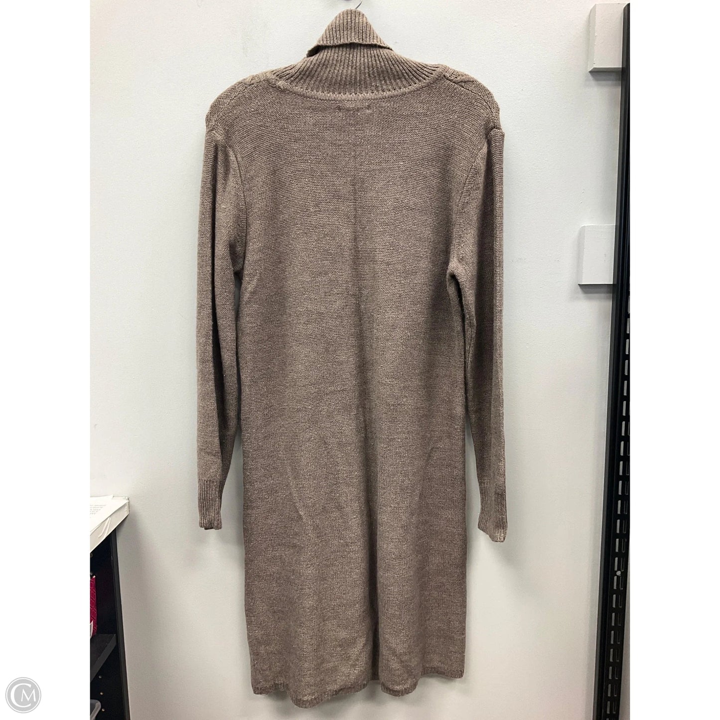 Dress Sweater By Apt 9 In Brown, Size: L