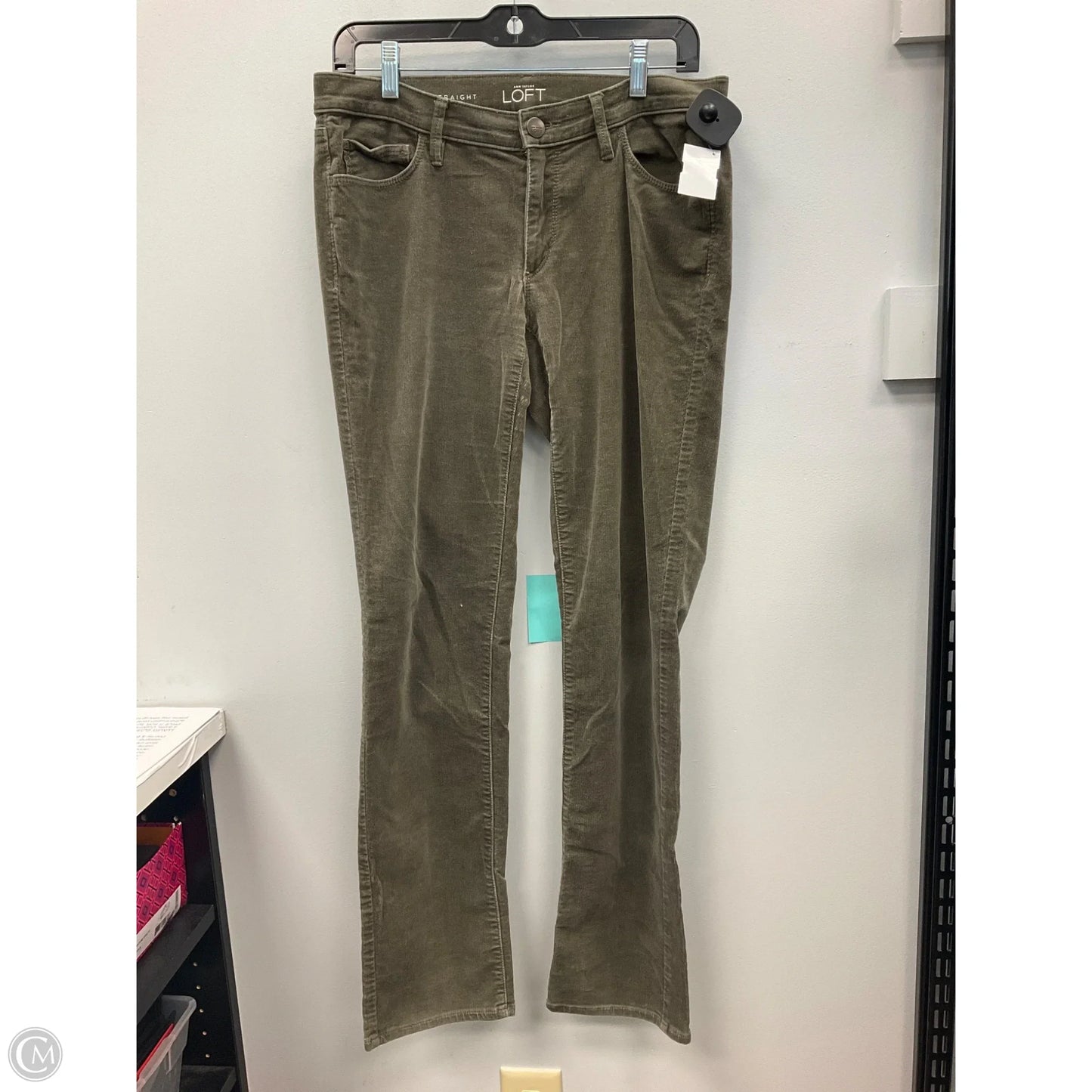 Pants Corduroy By Loft In Green, Size: 6