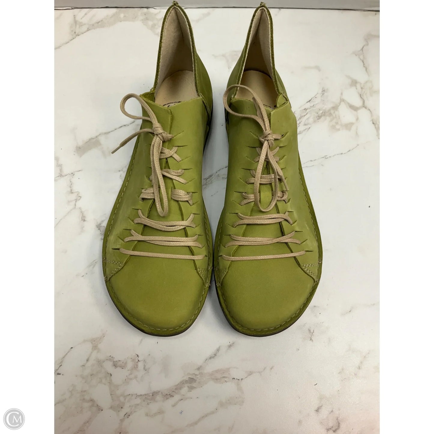 Shoes Flats By Clothes Mentor In Green, Size: 7.5