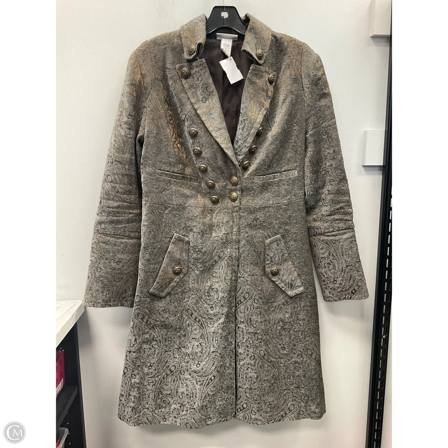 Jacket Other By Soft Surroundings In Gold & Grey, Size: M