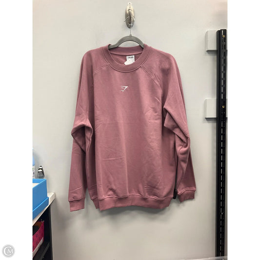Sweatshirt Crewneck By Gym Shark In Mauve, Size: M
