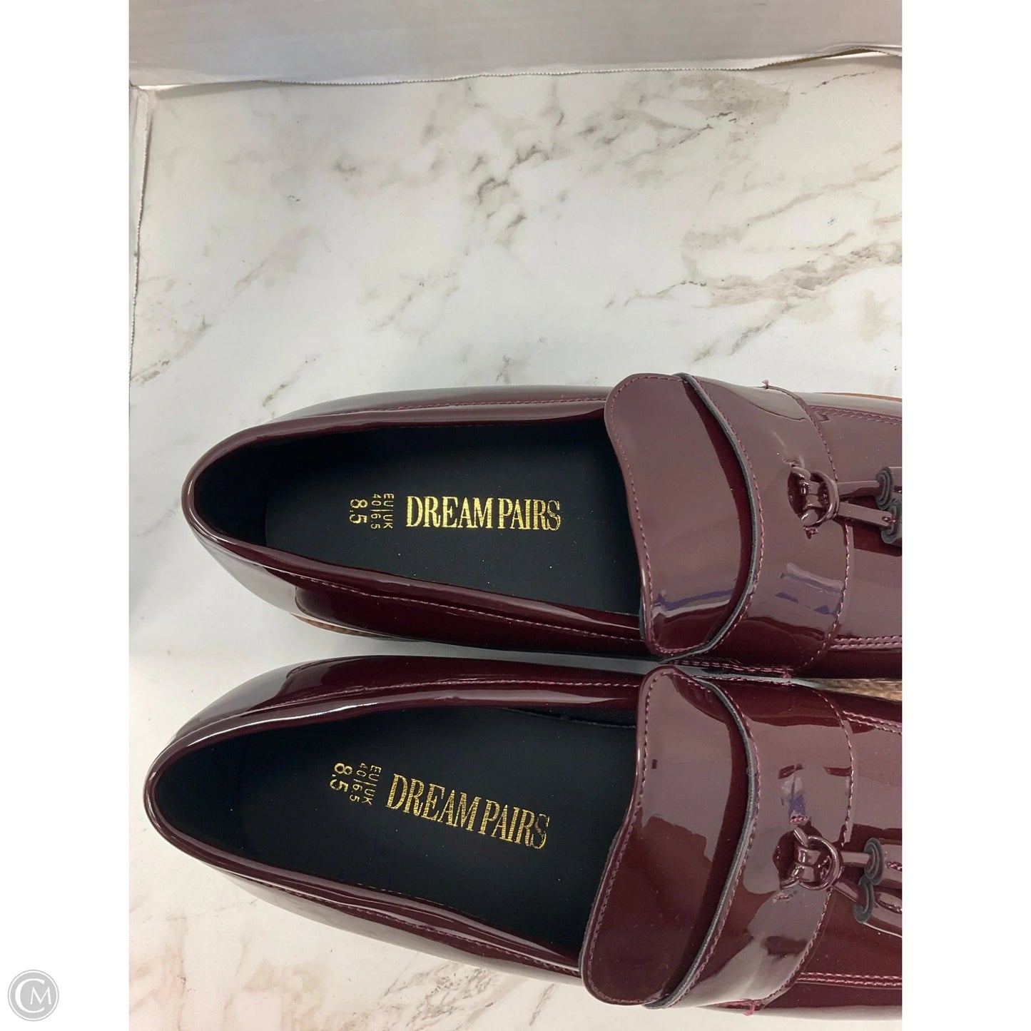 Shoes Heels Block By Dream Pairs In Maroon, Size: 8.5