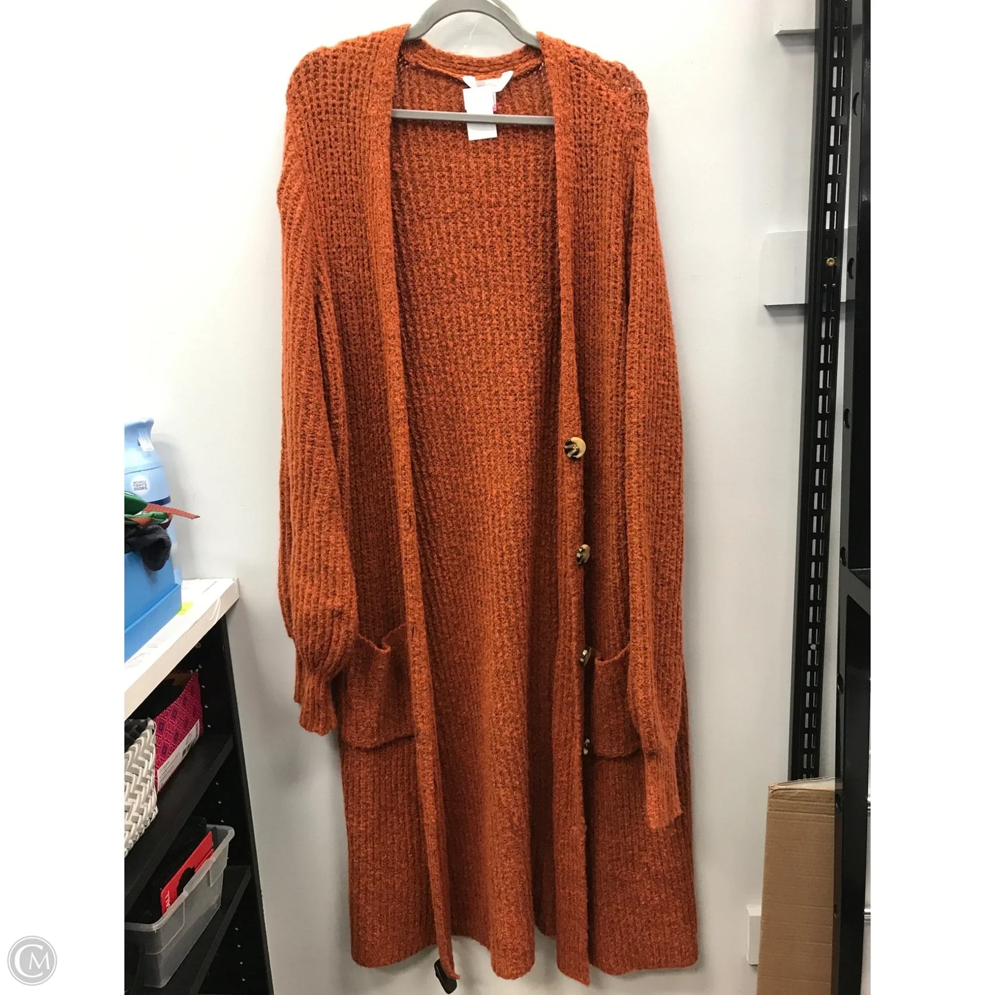 Sweater Cardigan By No Boundaries In Copper, Size: 3x