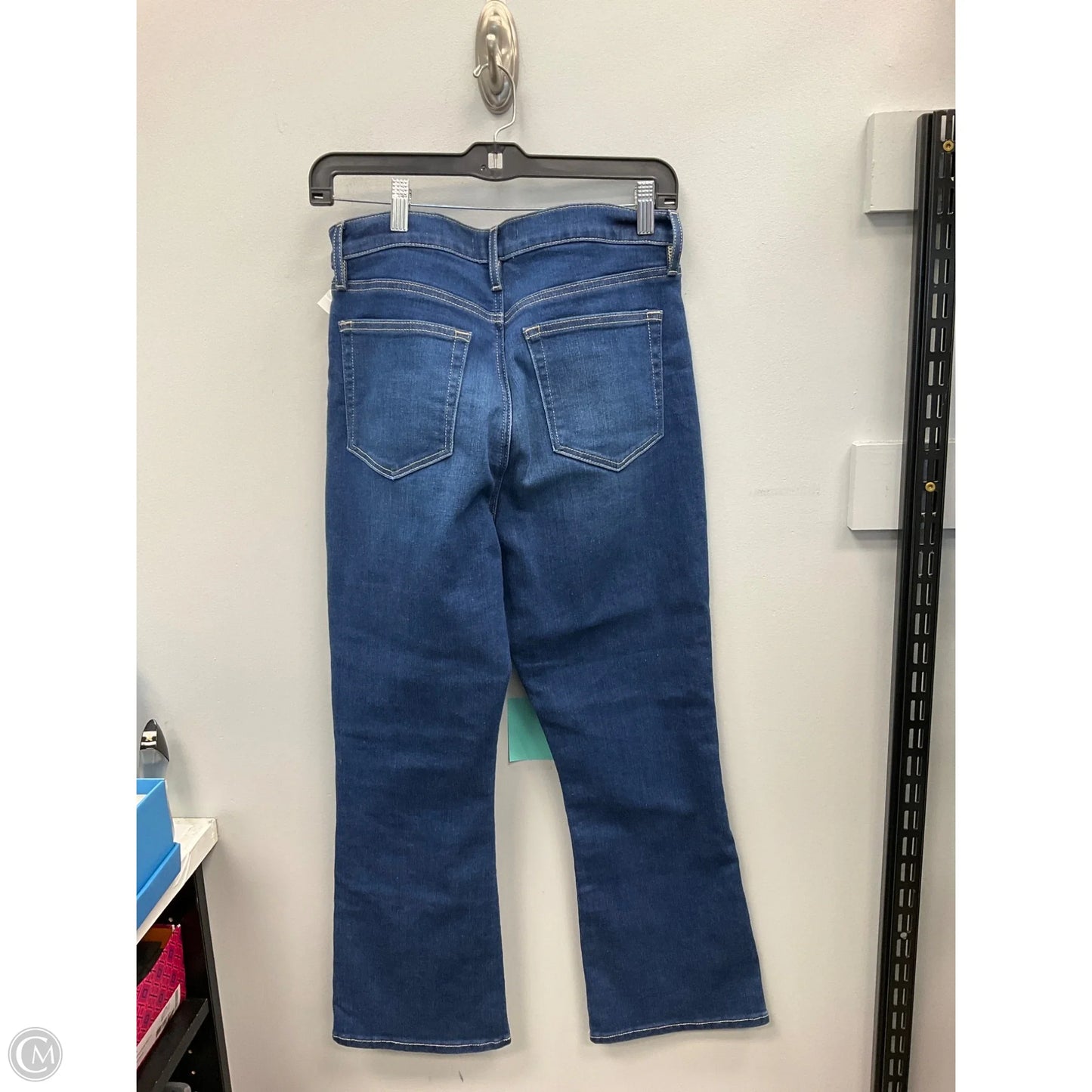 Jeans Boot Cut By Loft In Blue Denim, Size: 8