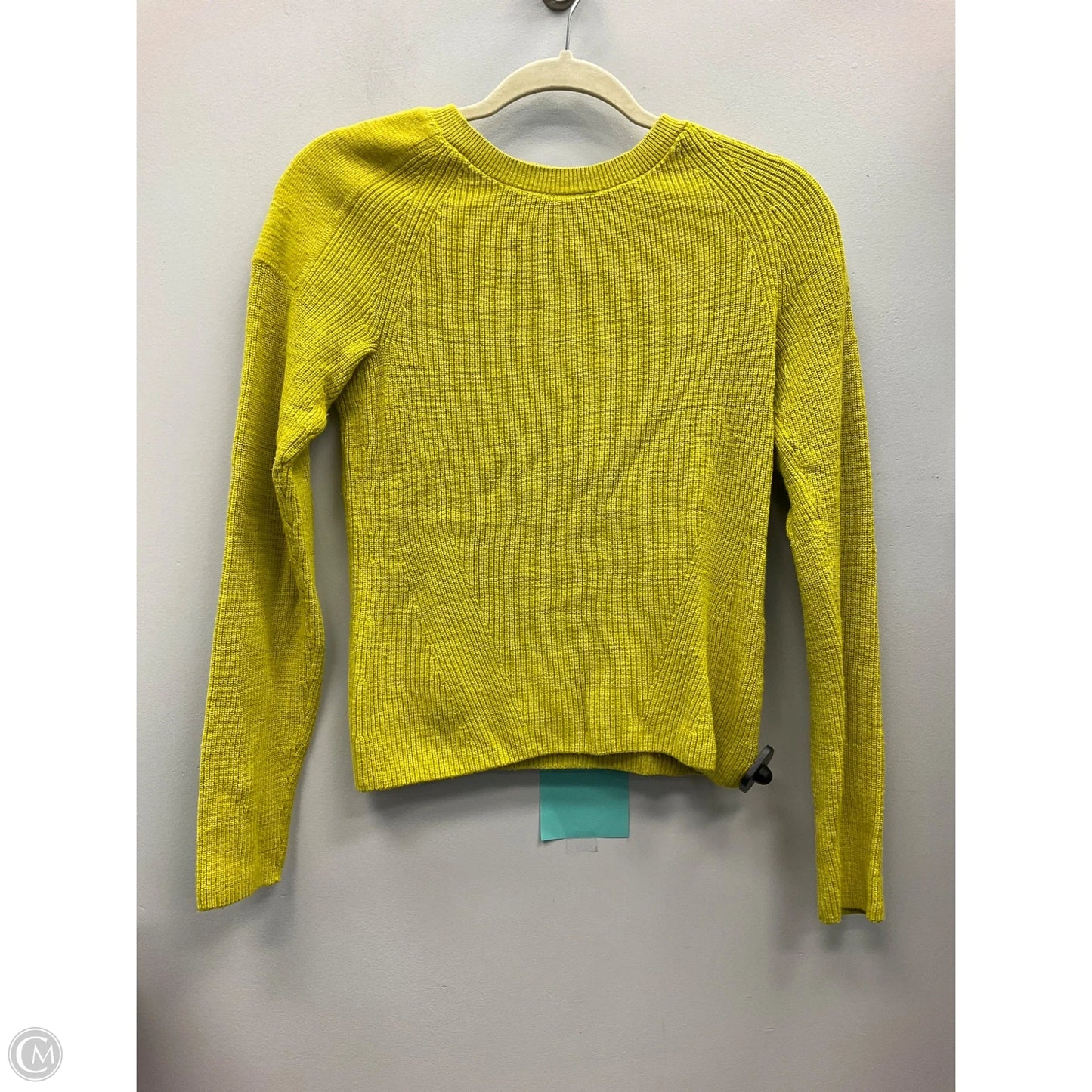 Sweater By Banana Republic In Chartreuse, Size: Xs
