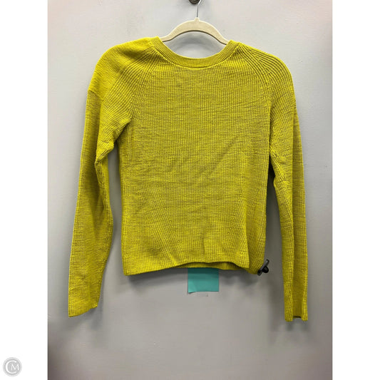 Sweater By Banana Republic In Chartreuse, Size: Xs