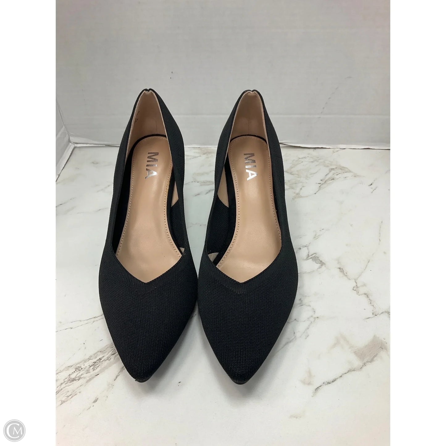 Shoes Heels Kitten By Mia In Black, Size: 6.5