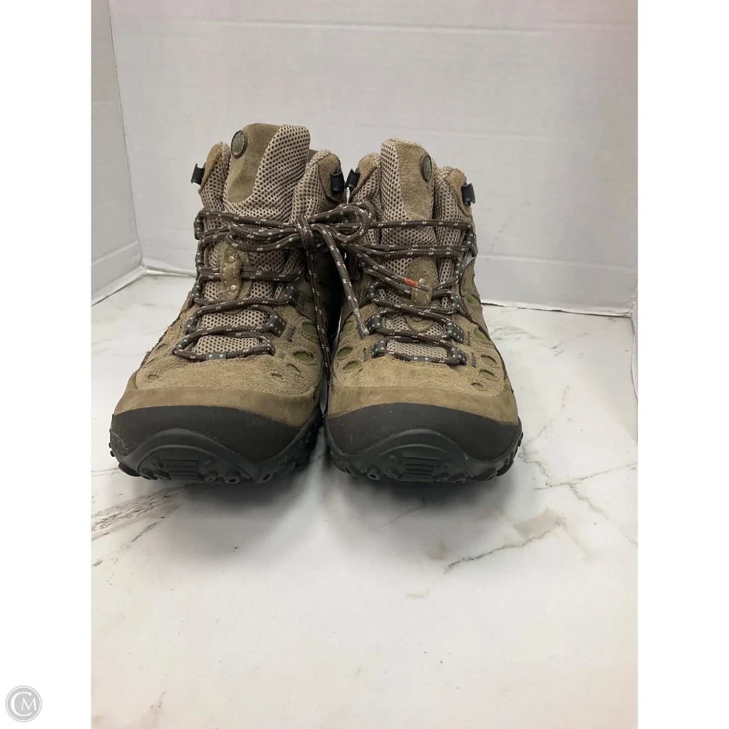 Boots Hiking By Merrell In Tan, Size: 10.5