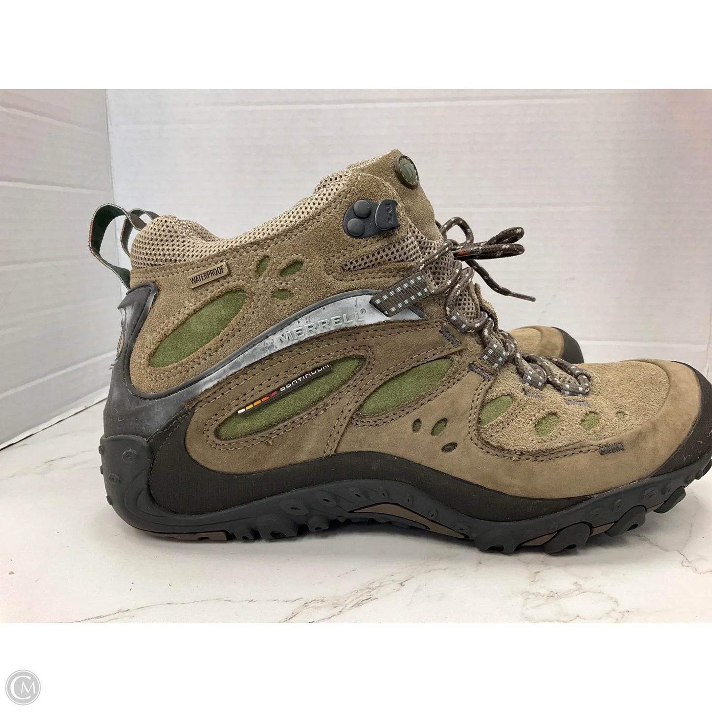 Boots Hiking By Merrell In Tan, Size: 10.5