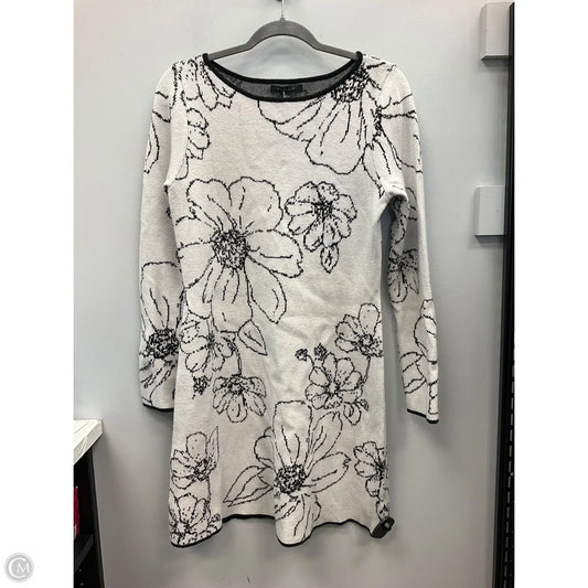 Dress Sweater By Tahari In Grey, Size: M