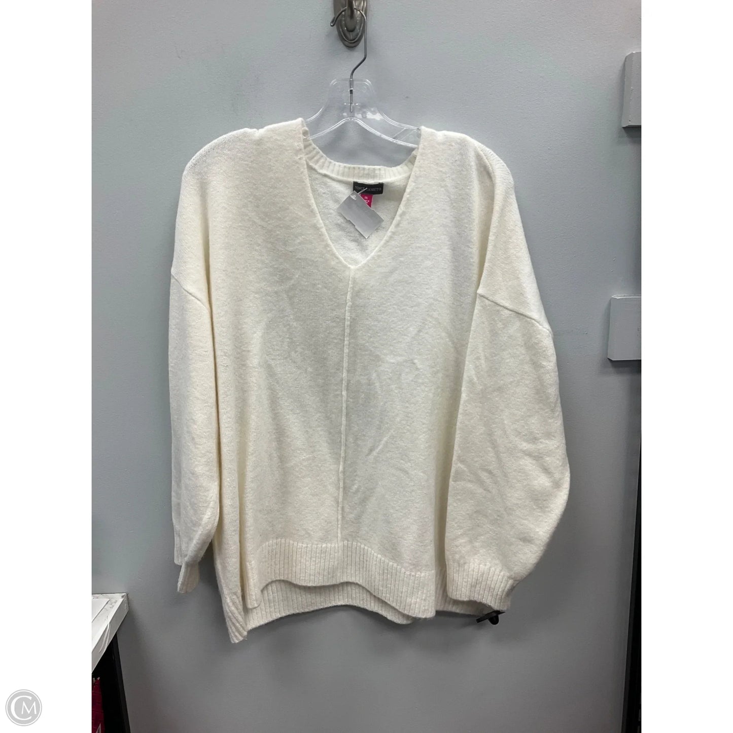 Sweater By Vince Camuto In Cream, Size: 1x