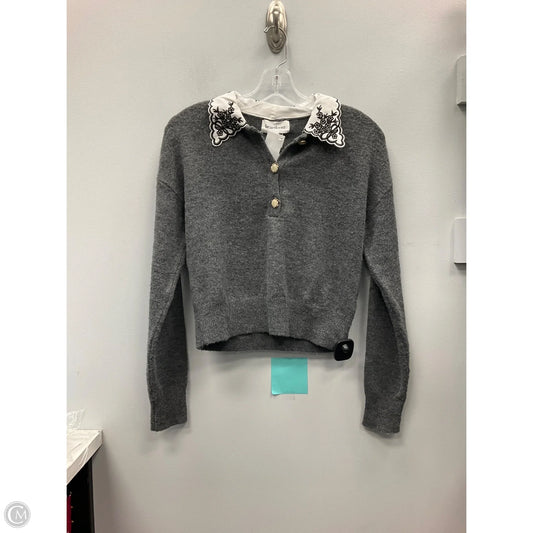 Sweater By Heartloom In Grey, Size: Xs