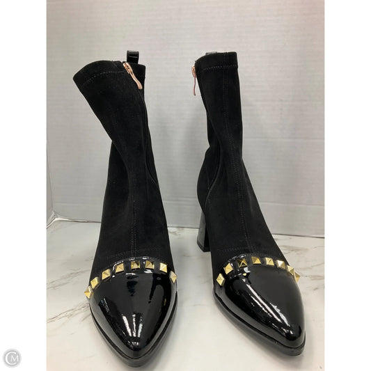 Boots Ankle Heels By Cmc In Black, Size: 8