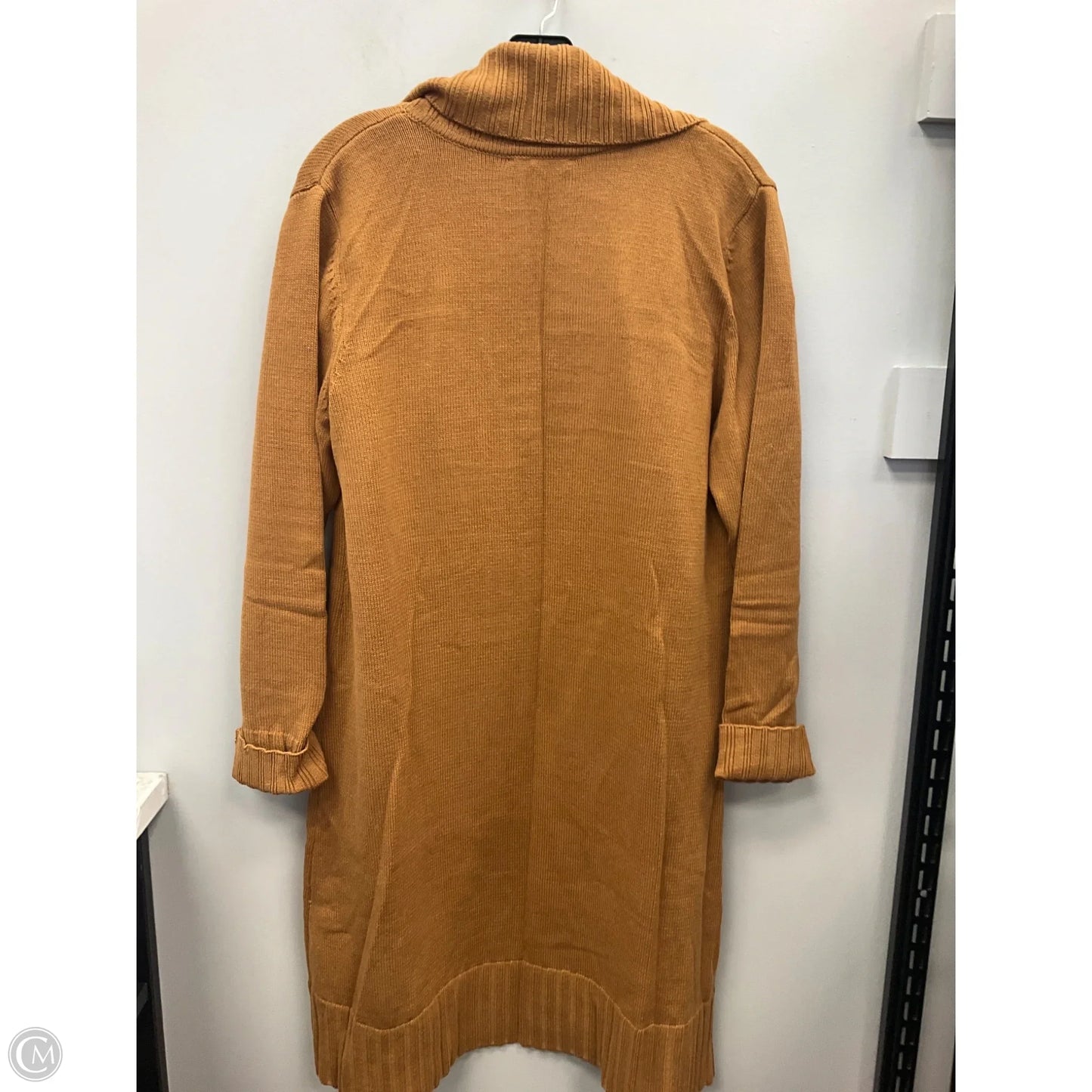 Sweater Cardigan By Isaac Mizrahi Live Qvc In Tan, Size: M