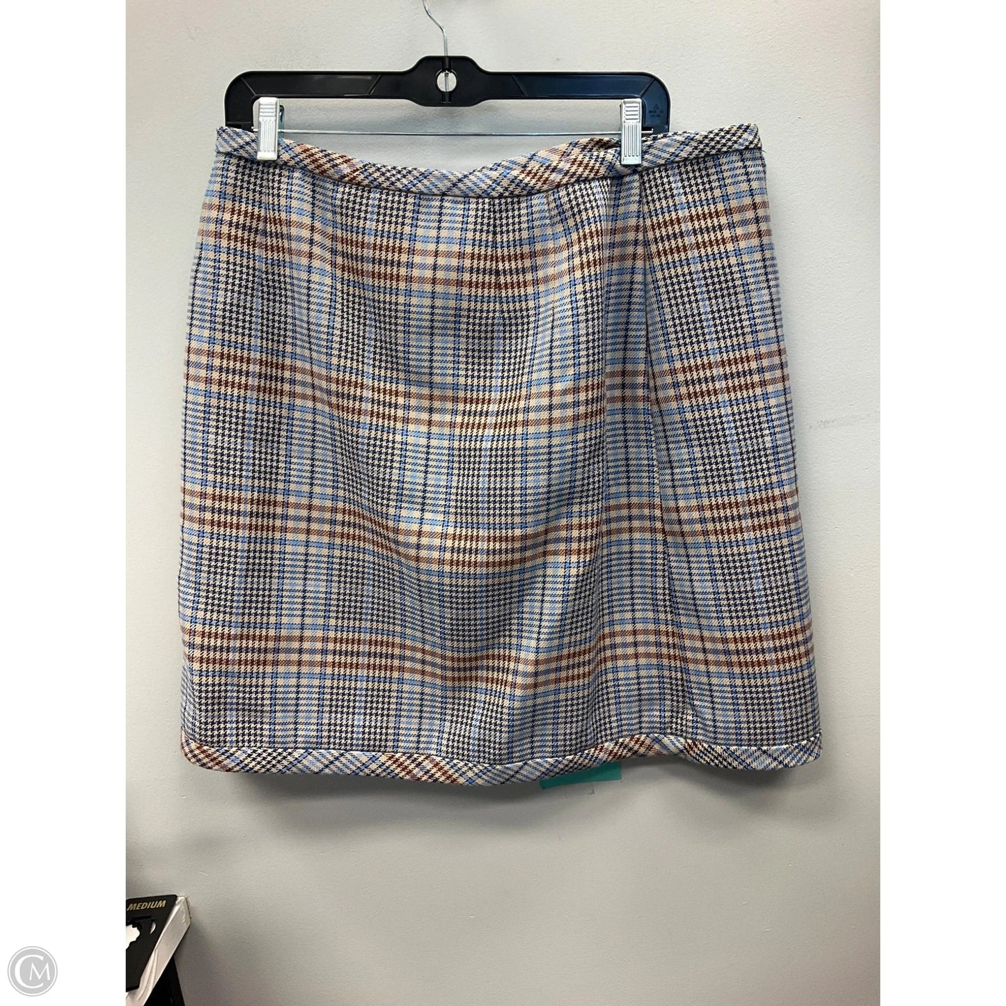Skirt Mini & Short By Talbots In Plaid Pattern, Size: 14