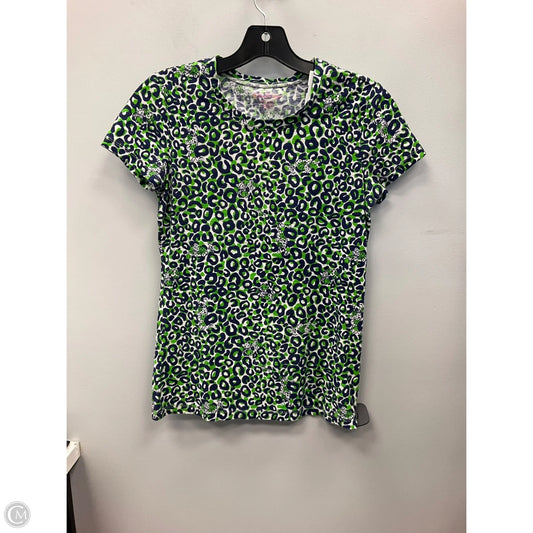 Top Short Sleeve Designer By Lilly Pulitzer In Animal Print, Size: M