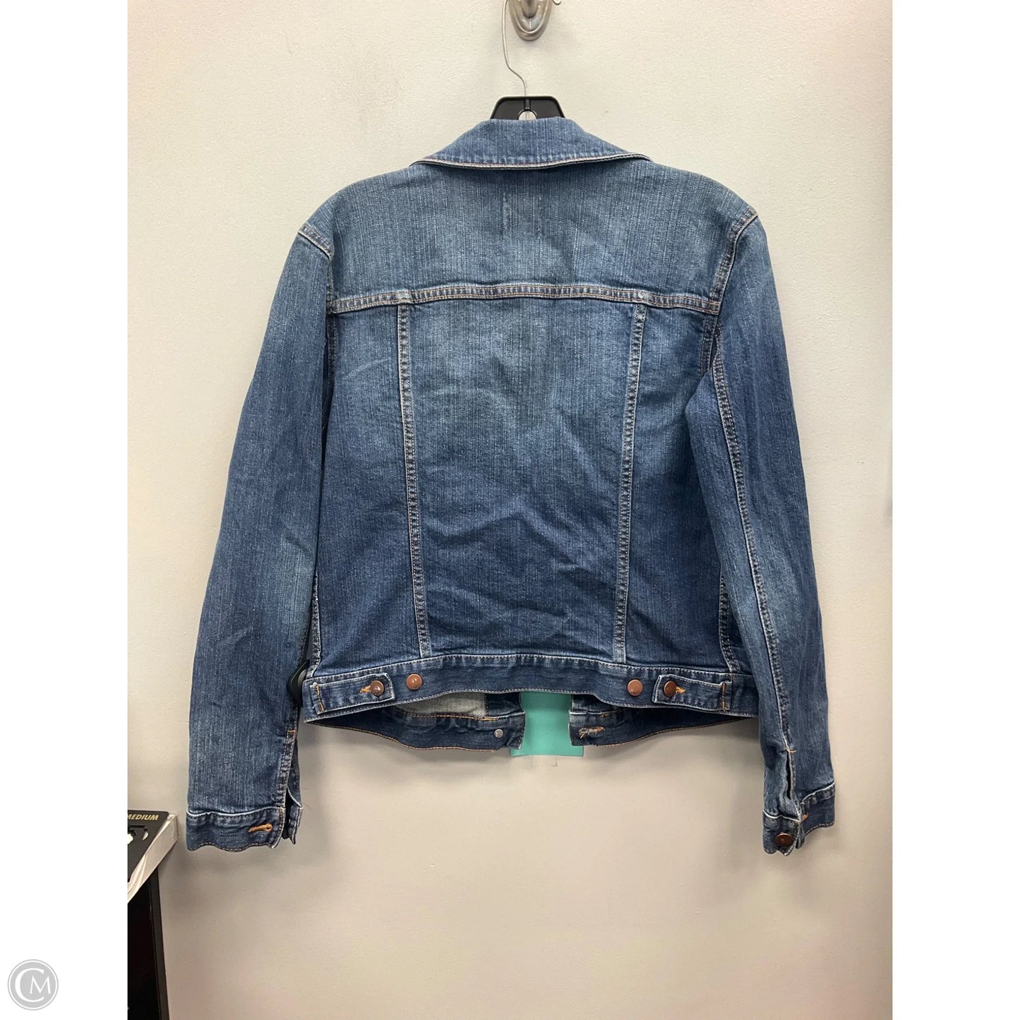 Jacket Denim By Gap In Blue Denim, Size: S