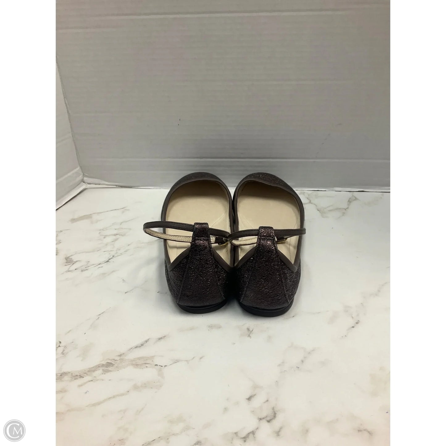 Shoes Flats By Clothes Mentor In Brown, Size: 9.5