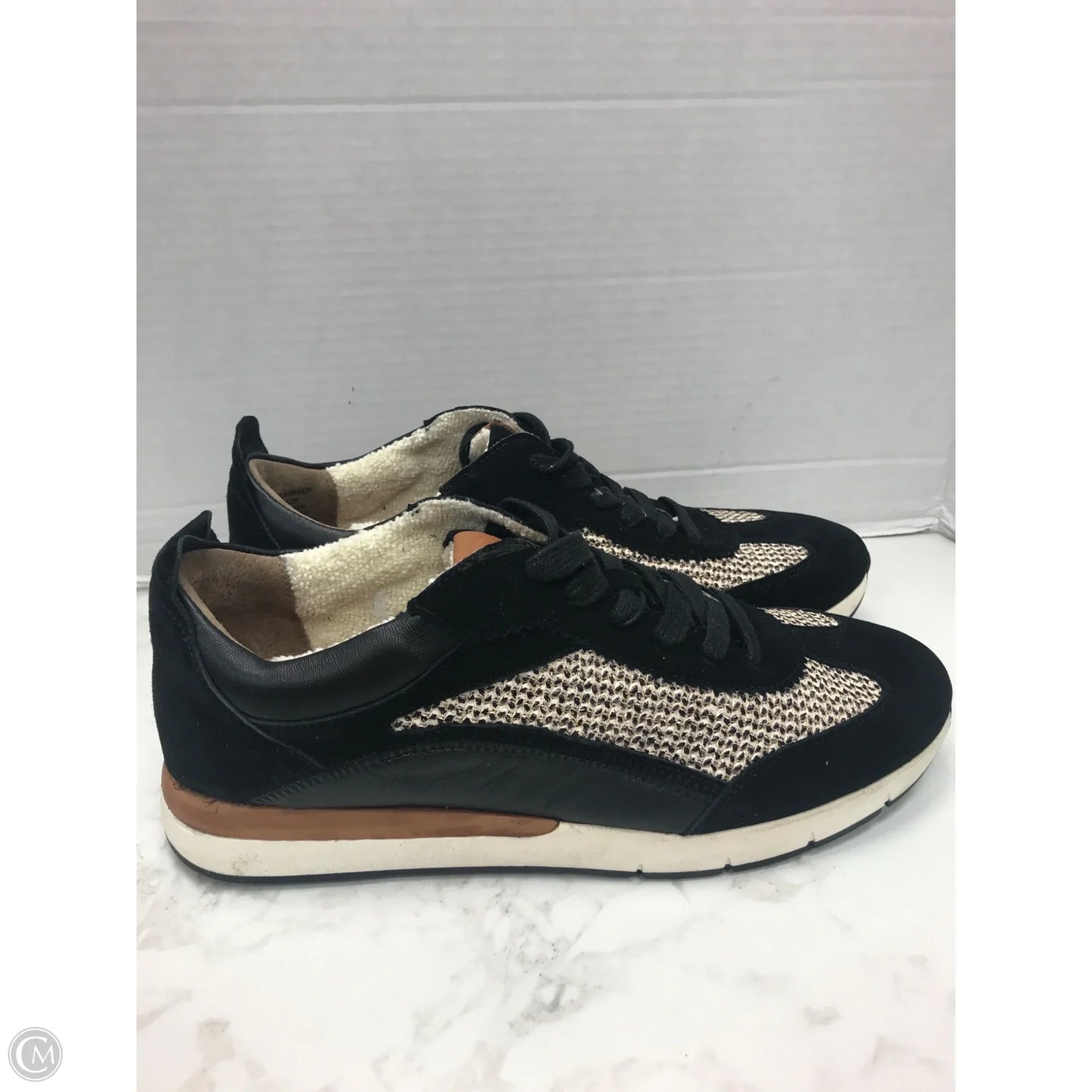 Shoes Sneakers By Gentle Souls In Black & Cream, Size: 11
