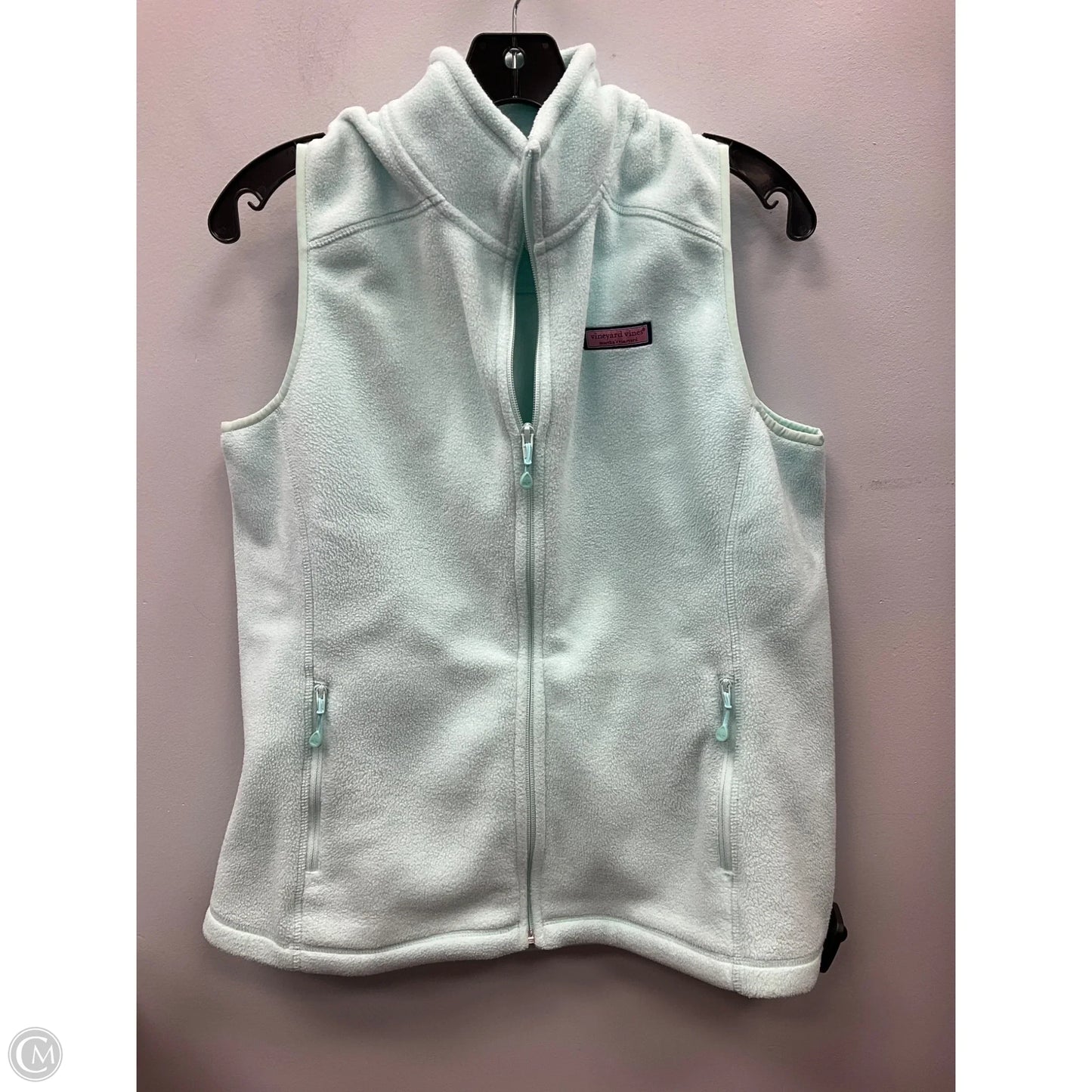 Vest Fleece By Vineyard Vines In Blue, Size: L