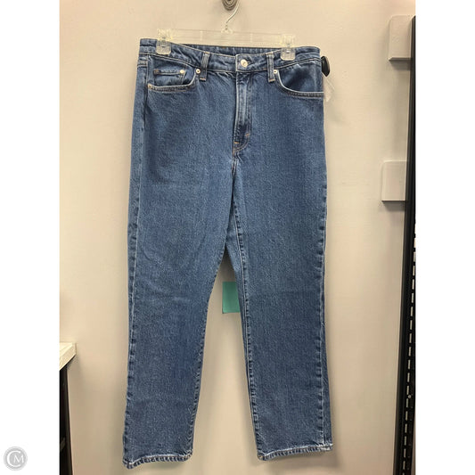 Jeans Straight By &denim In Blue Denim, Size: 8